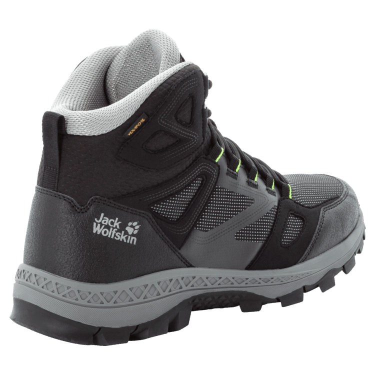 Black-Grey Men's Downhill Texapore Mid Brand Jack Wolfskin Origins