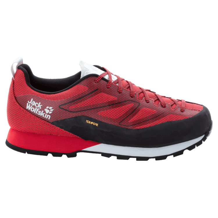 Men's Scrambler 2 Texapore Low Brand Jack Wolfskin Black-Red Collection