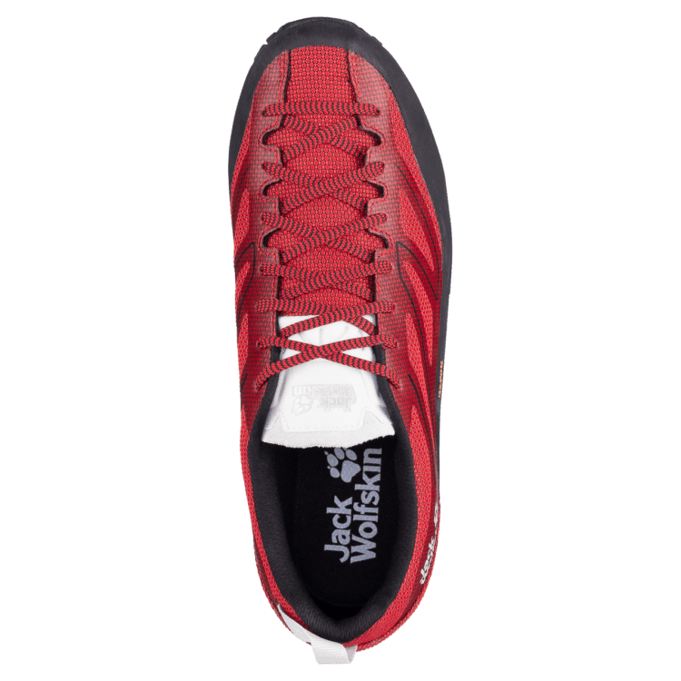 Men's Scrambler 2 Texapore Low Brand Jack Wolfskin Black-Red Collection