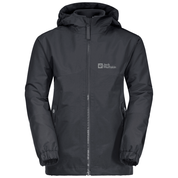 Boy's Iceland 3In1 Jacket Phantom Brand Jack Wolfskin Origin