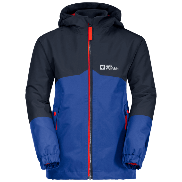 Boy's Iceland 3In1 Jacket Brand Brand Jack Wolfskin Active Blue