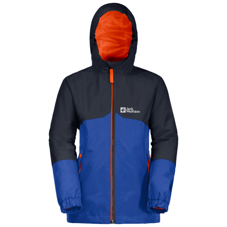 Boy's Iceland 3In1 Jacket Brand Brand Jack Wolfskin Active Blue
