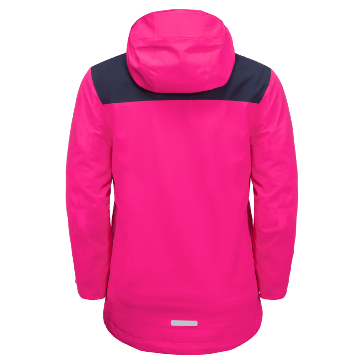 Kid's Snowfrost 3In1 Jacket Pink Peony Brand Jack Wolfskin