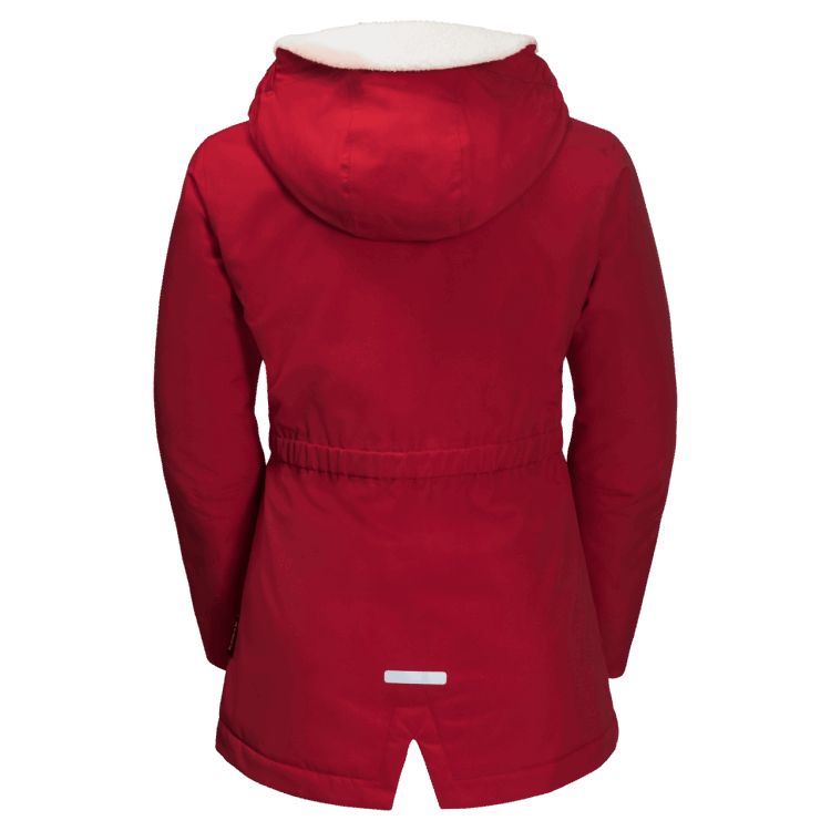 Brand Jack Wolfskin Indian Red Girls' Cosy Bear Jacket New