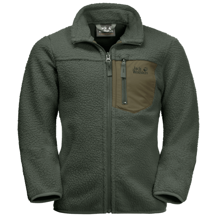 Brand Jack Wolfskin Kid's Ice Cloud Jacket Origin Thyme Green
