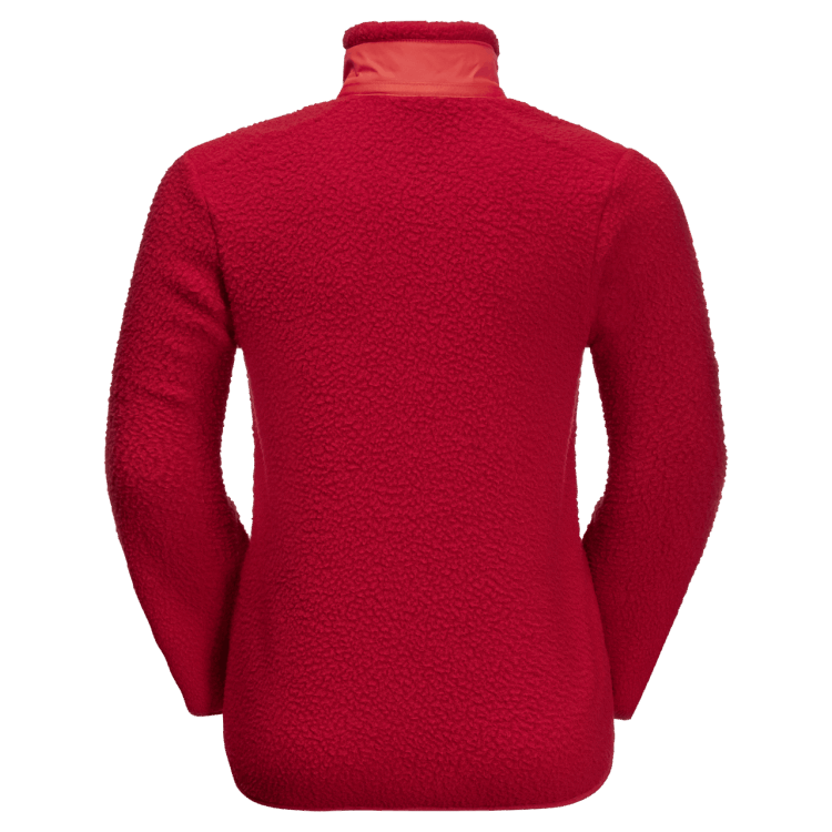 Indian Red Kid's Ice Cloud Jacket Brand Jack Wolfskin Hot