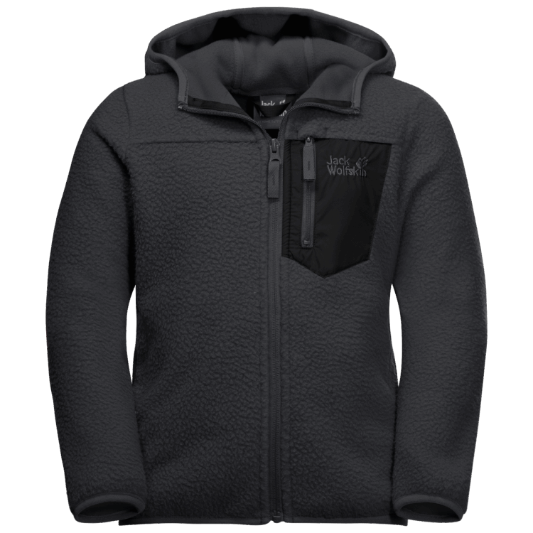 New Kid's Ice Cloud Hood Jacket Brand Jack Wolfskin Phantom