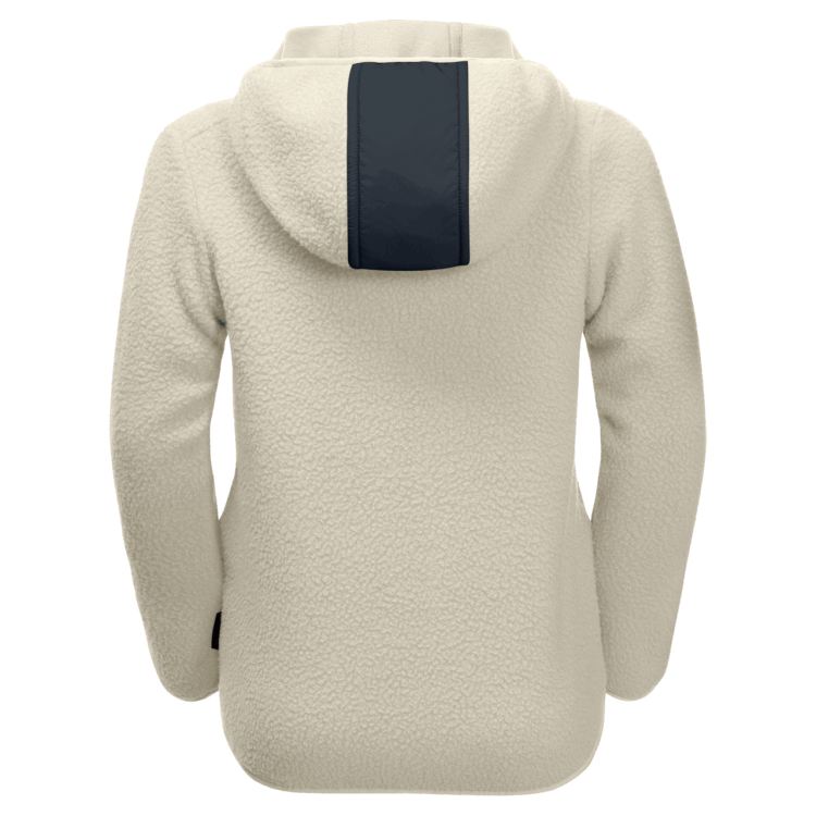 Origins White Sand Kid's Ice Cloud Hood Jacket Brand Jack Wolfskin