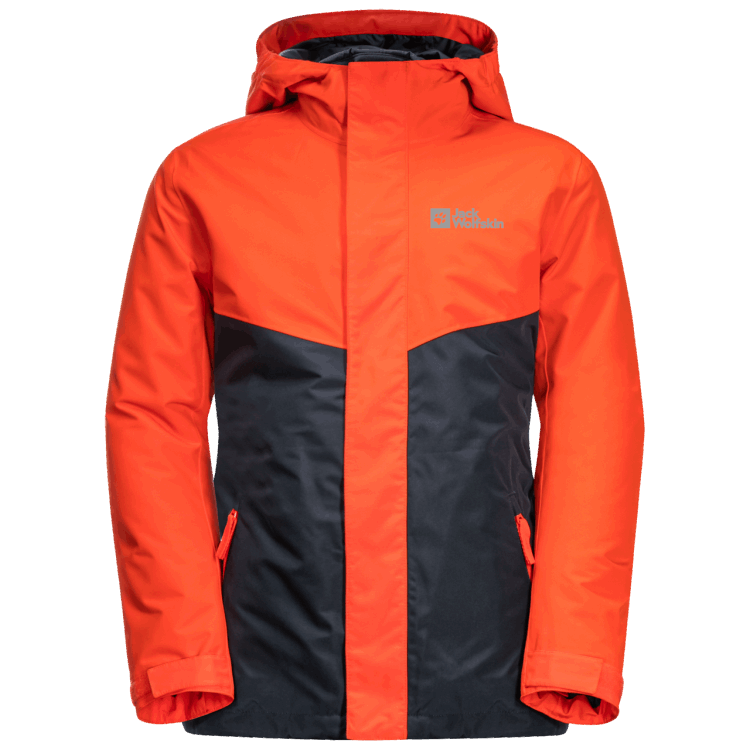 Kid's Rebel Rock 3In1 Jacket Brand Jack Wolfskin Wild Brier