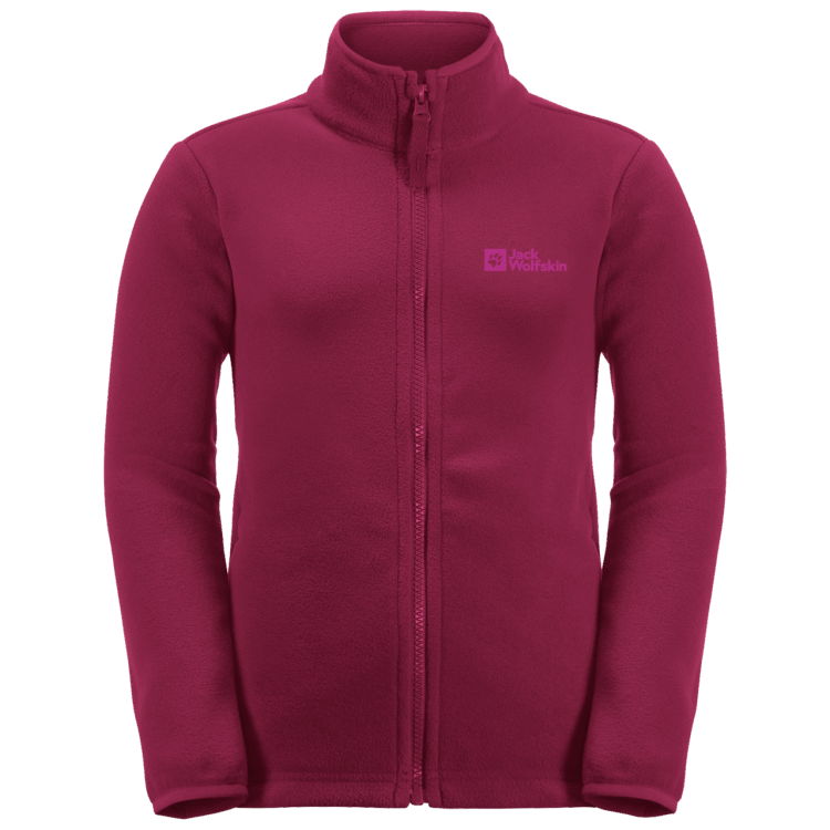 Brand Jack Wolfskin Kid's Taunus Jacket Brand Dark Ruby