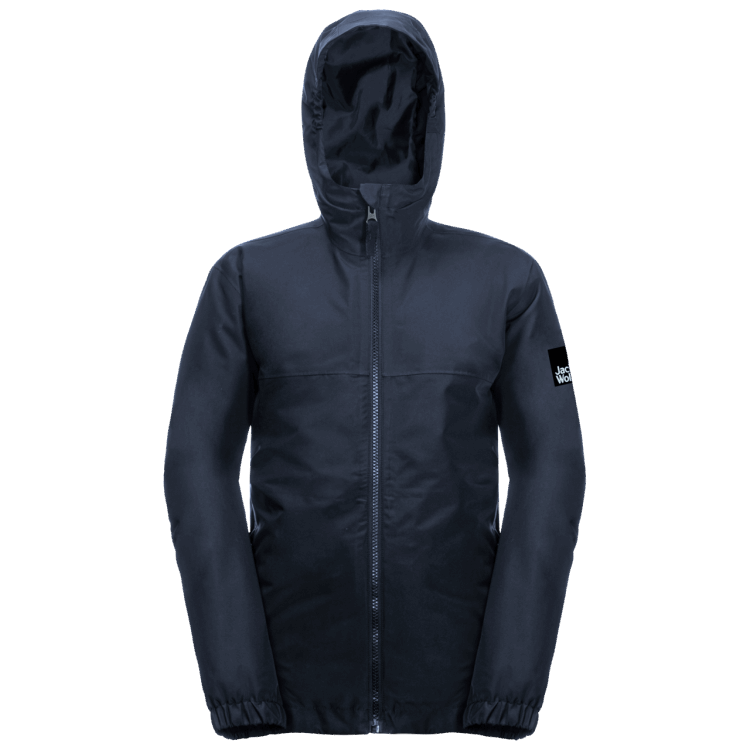 Night Blue Youth Spirit 2L Insulated Jacket Brand Jack Wolfskin New