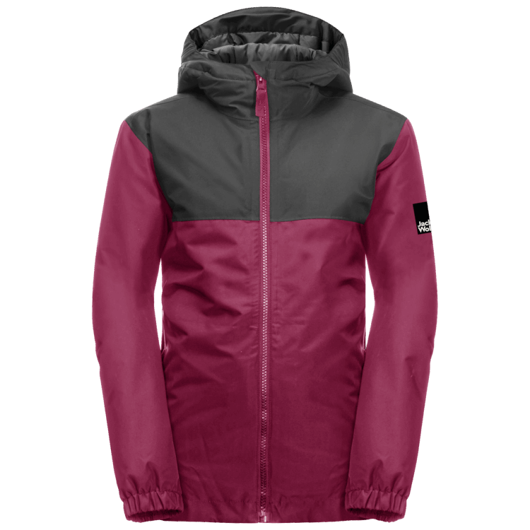 Dark Ruby Youth Spirit 2L Insulated Jacket Fashion Brand Jack Wolfskin