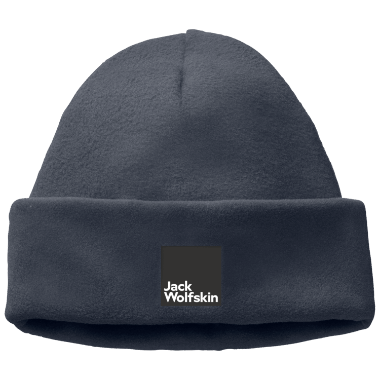 Brand Jack Wolfskin Night Blue Youth Spirit Fleece Beanie Origin
