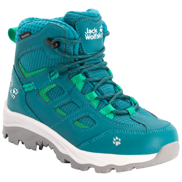 Green-Dark Green Brand Jack Wolfskin Hot Kid's Vojo Texapore Mid