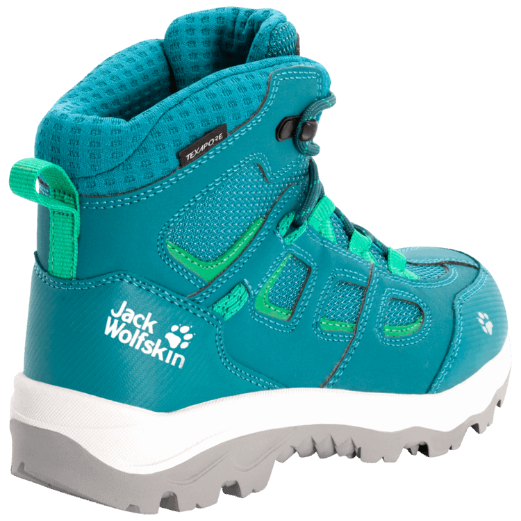 Green-Dark Green Brand Jack Wolfskin Hot Kid's Vojo Texapore Mid