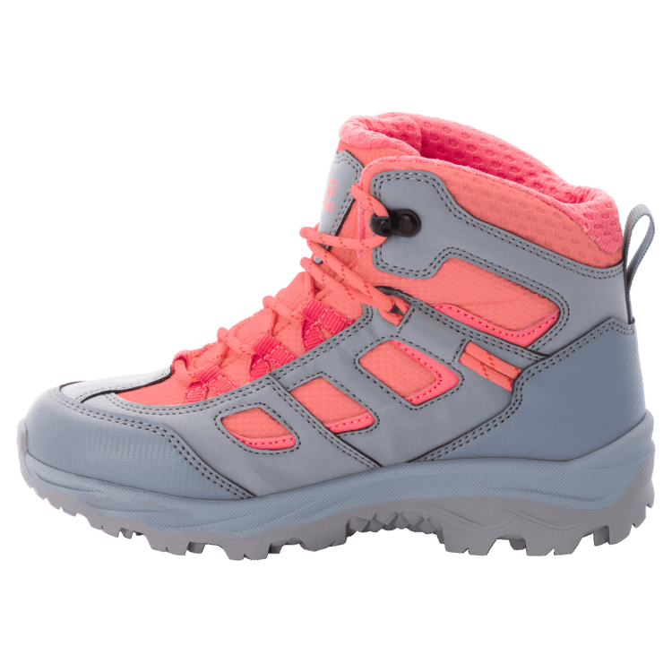 Grey Pink Kid's Vojo Texapore Mid Brand Jack Wolfskin Collection