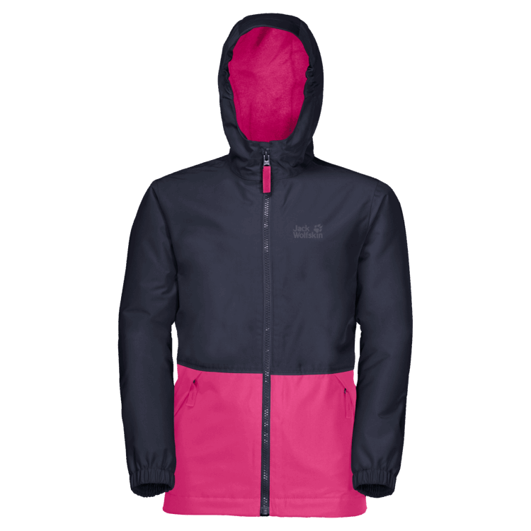 Original Pink Peony Brand Jack Wolfskin Kid's Snowy Days Jacket