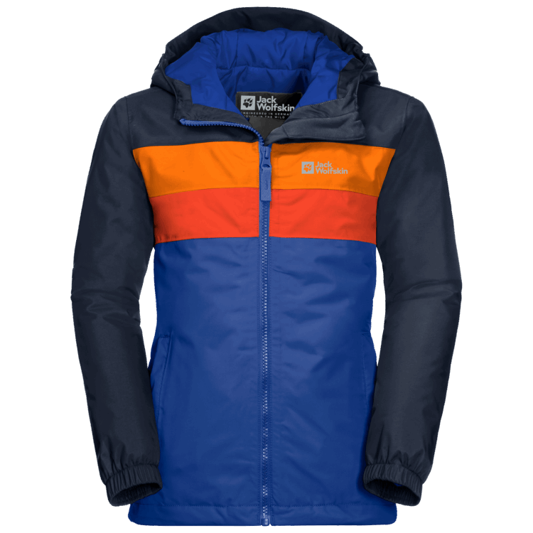 Kid's Four Lakes Jacket Active Blue Brand Jack Wolfskin Fashion