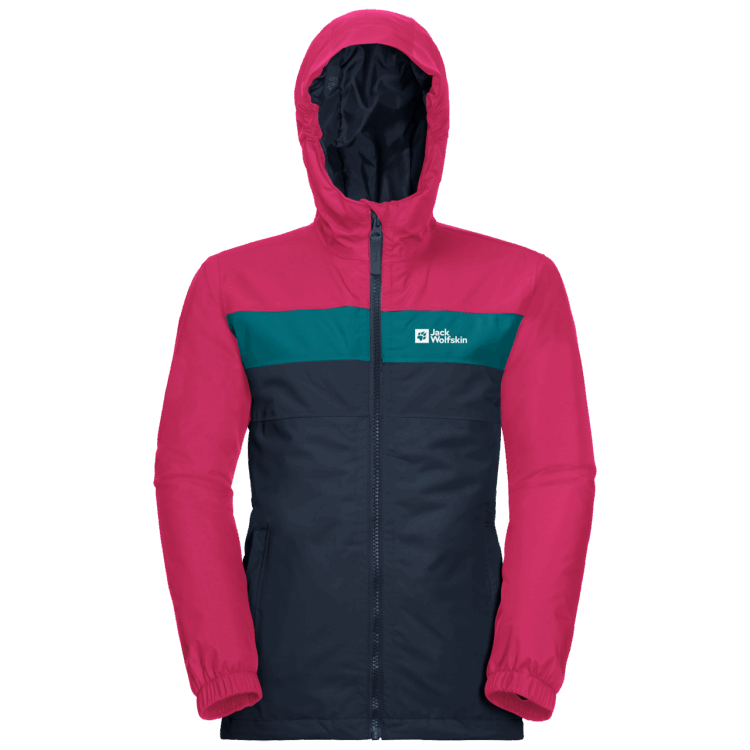 Kid's Four Lakes Jacket Night Blue Collection Brand Jack Wolfskin