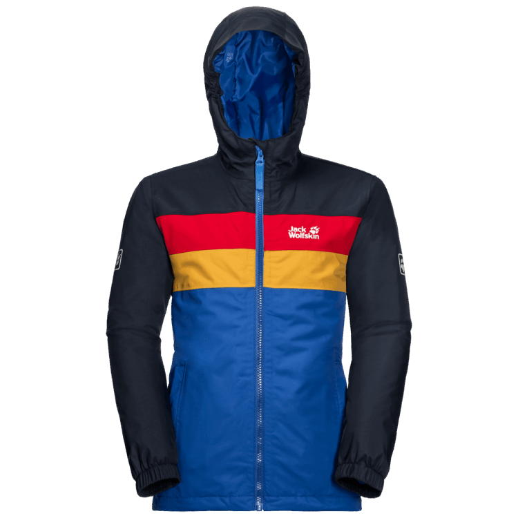 Kid's Four Lakes Jacket Collections Brand Jack Wolfskin Coastal Blue