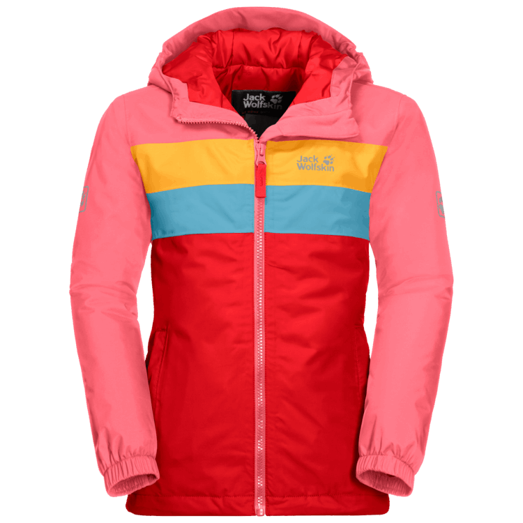 Brand Jack Wolfskin Kid's Four Lakes Jacket Fiery Red