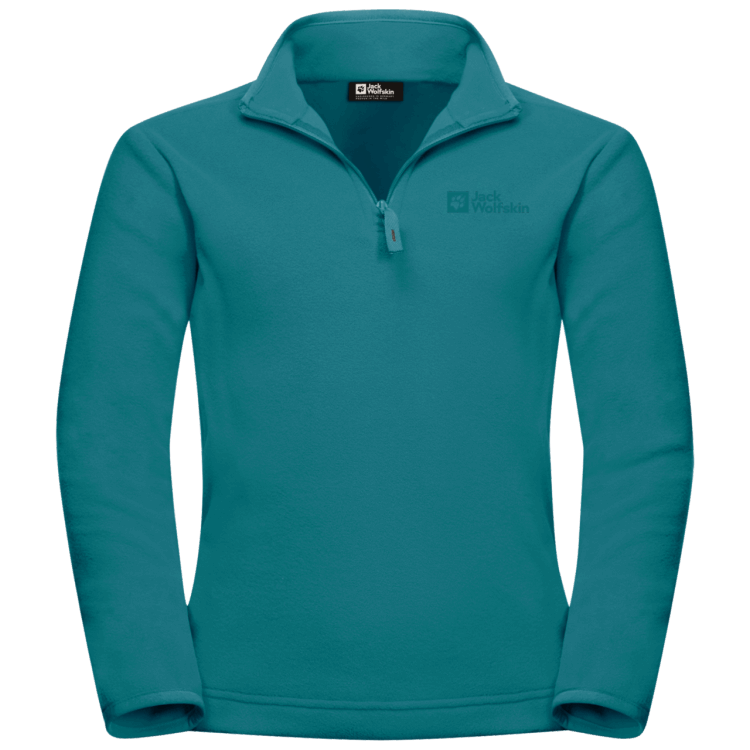Bay Blue Brand Jack Wolfskin New Kid's Taunus Halfull-Zipip