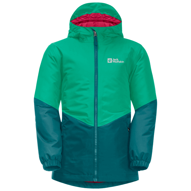 Brand Kid's Trios Jacket Brand Jack Wolfskin Simply Green