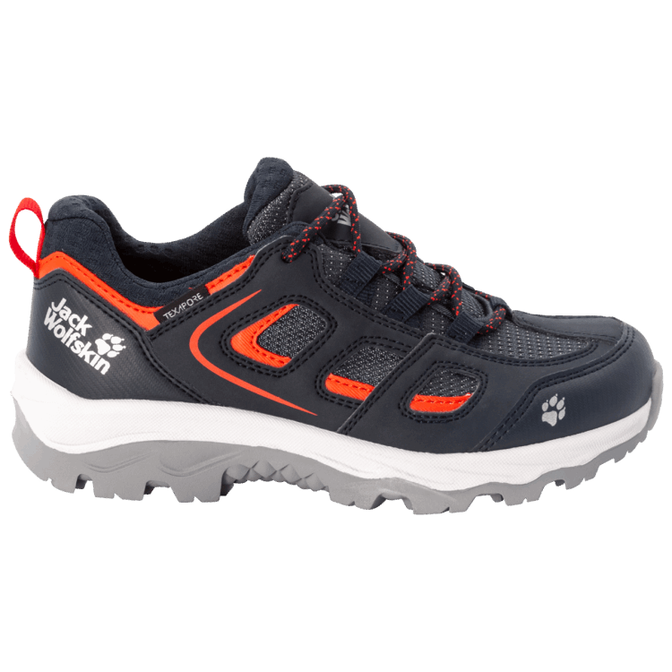 Kid's Vojo Texapore Low Night Blue-Red Brand Jack Wolfskin Collections