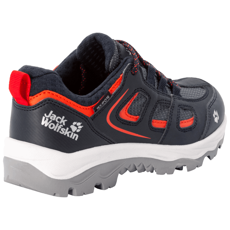 Kid's Vojo Texapore Low Night Blue-Red Brand Jack Wolfskin Collections