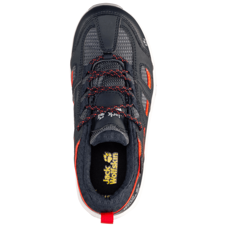 Kid's Vojo Texapore Low Night Blue-Red Brand Jack Wolfskin Collections
