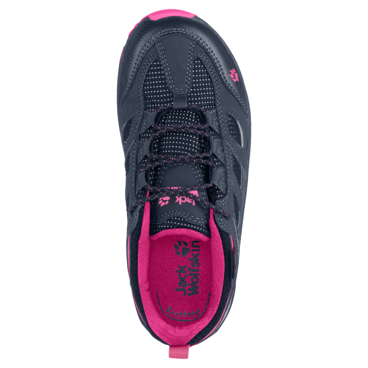 Kid's Vojo Texapore Low Origins Brand Jack Wolfskin Blue-Pink