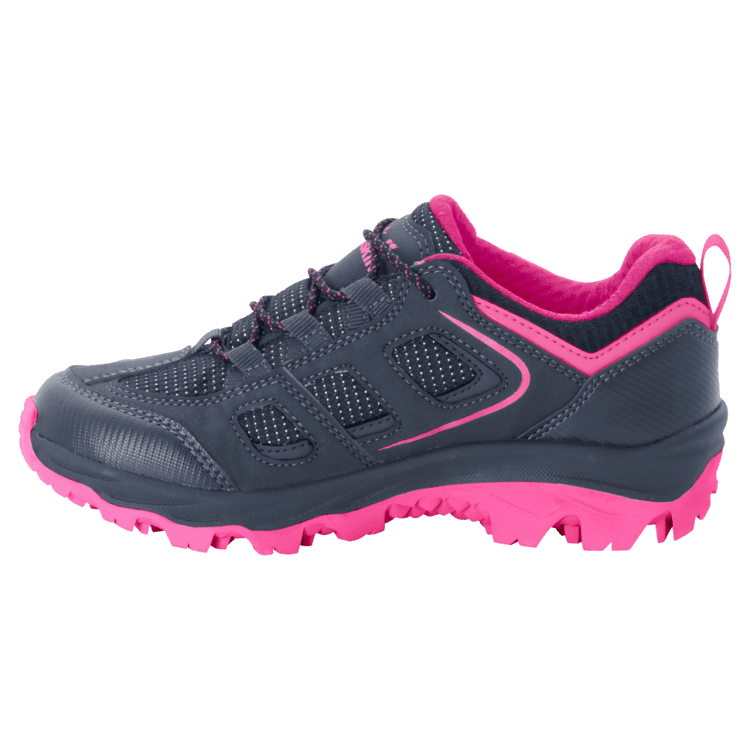 Kid's Vojo Texapore Low Origins Brand Jack Wolfskin Blue-Pink