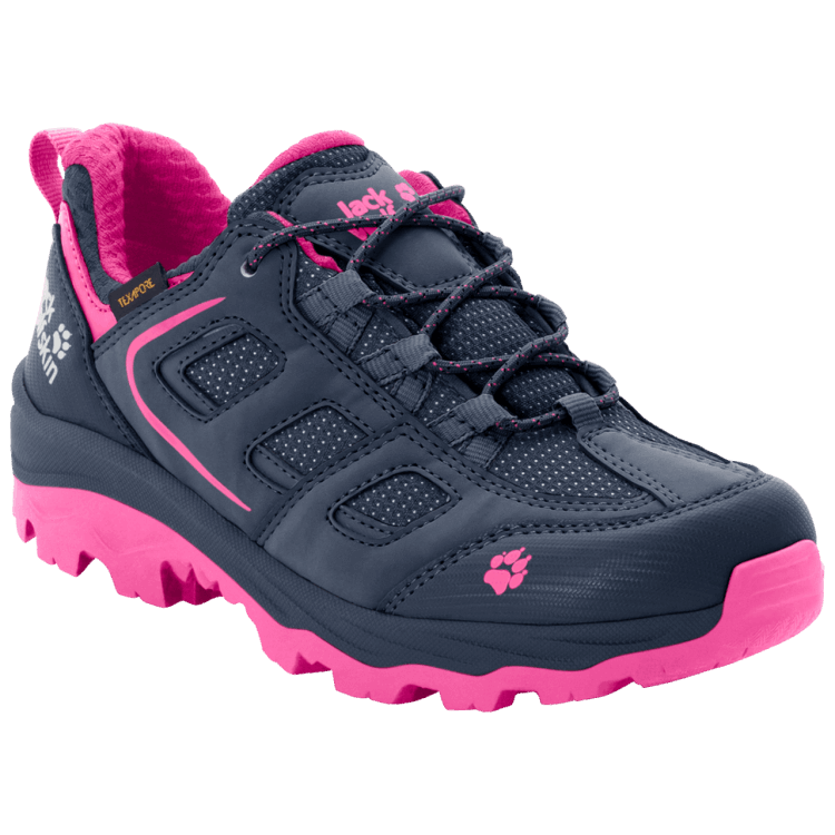 Kid's Vojo Texapore Low Origins Brand Jack Wolfskin Blue-Pink