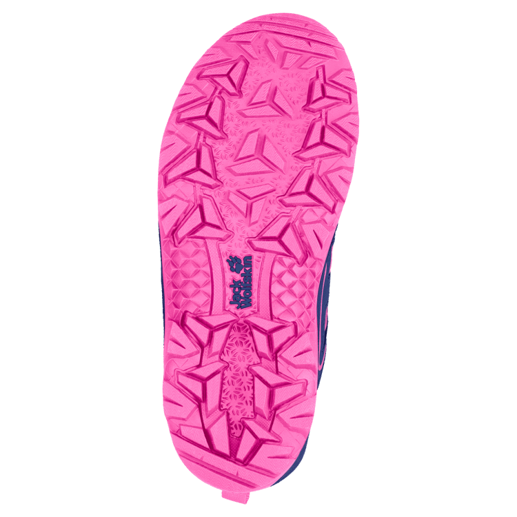 Kid's Vojo Texapore Low Origins Brand Jack Wolfskin Blue-Pink