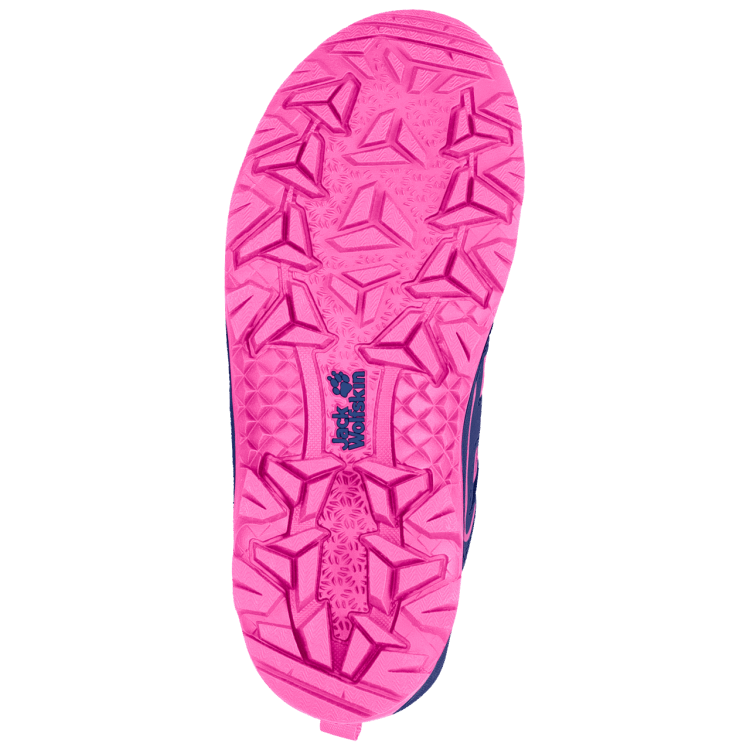 Kid's Vojo Texapore Low Origins Brand Jack Wolfskin Blue-Pink