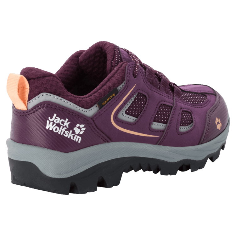 Kid's Vojo Texapore Low Brand Purple-Coral Brand Jack Wolfskin