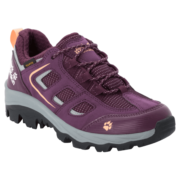 Kid's Vojo Texapore Low Brand Purple-Coral Brand Jack Wolfskin