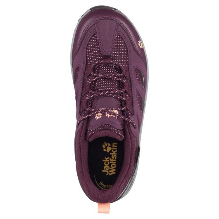 Kid's Vojo Texapore Low Brand Purple-Coral Brand Jack Wolfskin