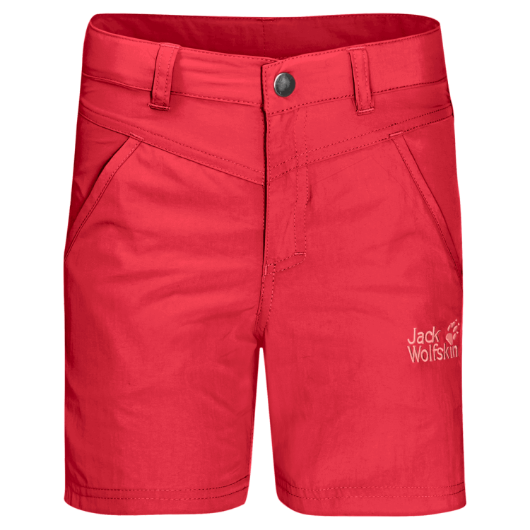 Kid's Sun Shorts Brand Jack Wolfskin Tulip Red Collections