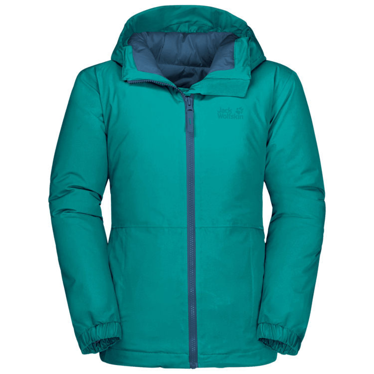 Kid's Argon Storm Jacket Green Ocean Brand Brand Jack Wolfskin