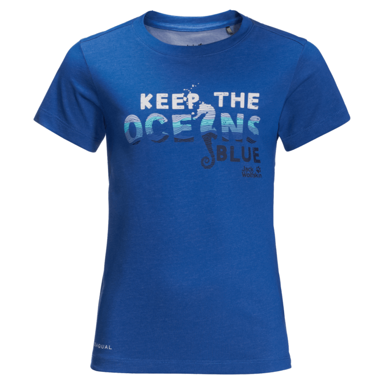 Brand Jack Wolfskin New Kid's Ocean Wave T Coastal Blue