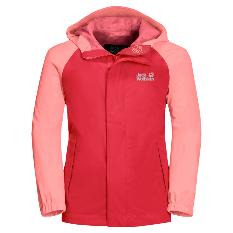 Brand Jack Wolfskin Kid's Tucan Jacket Collections Tulip Red