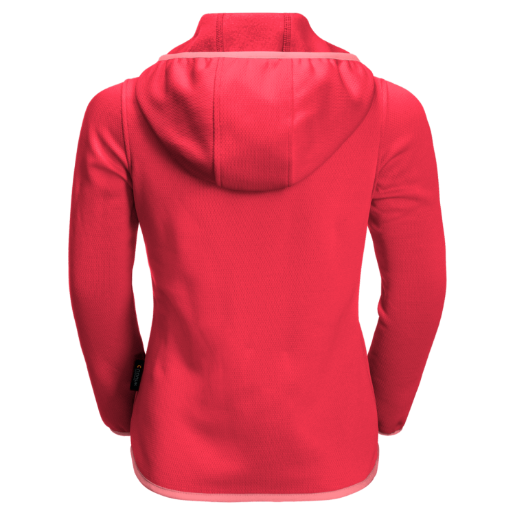 Tulip Red Brand Jack Wolfskin Origin Kid's Kiewa Jacket