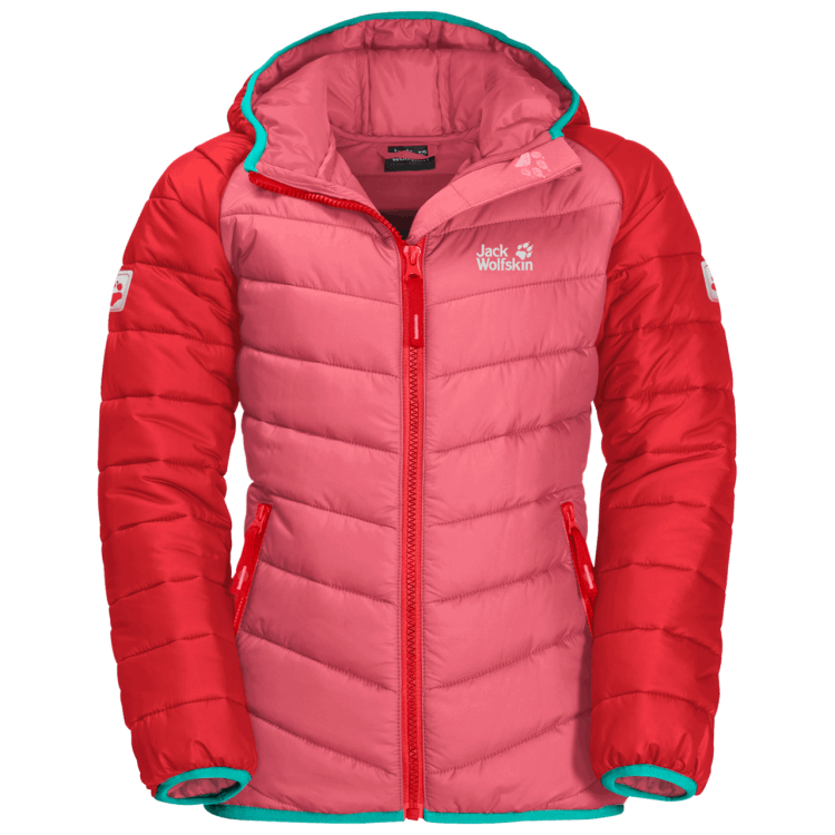 Coral Pink Brand Brand Jack Wolfskin Kid's Zenon Winter Jacket