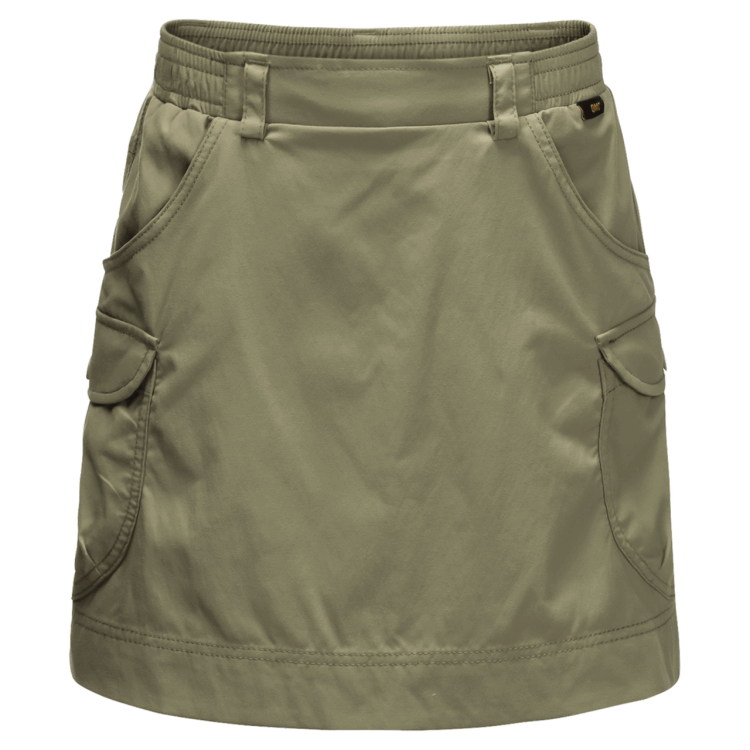 New Girls' Treasure Hunter Skort Khaki Brand Jack Wolfskin