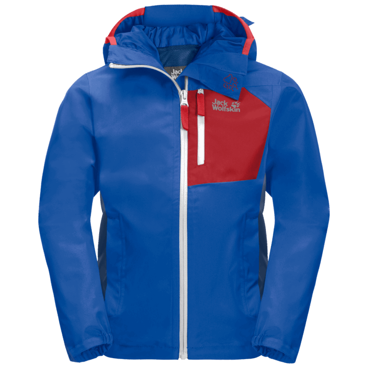 Kid's Active Hike Jacket Brand Jack Wolfskin Coastal Blue Brands
