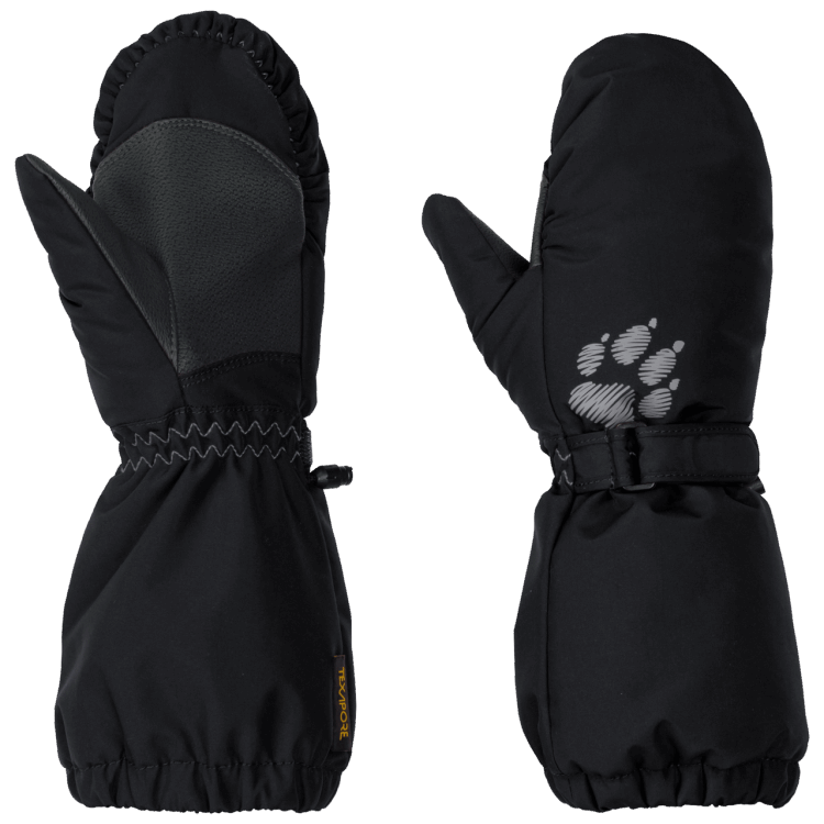 Black Kid's Texapore Mitten Brand Jack Wolfskin Fashion