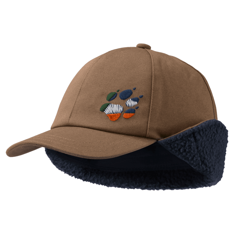 Brand Brand Jack Wolfskin Kid's Stormy Whiteville Cap Walnut Brown