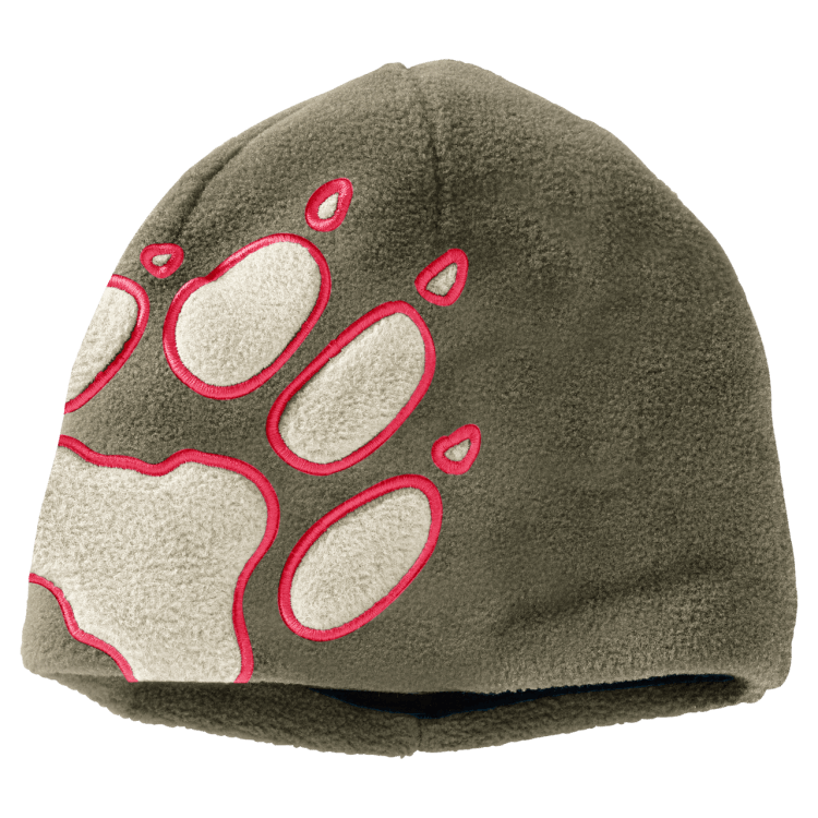 Brands Burnt Olive Brand Jack Wolfskin Front Paw Hat Kids