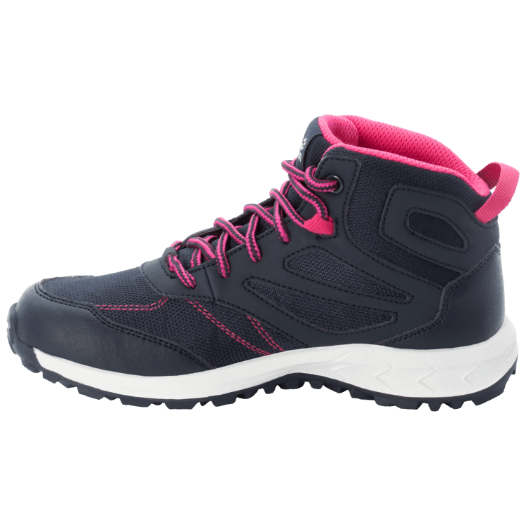 Brand Jack Wolfskin Night Blue-Pink Origin WOODLAND TEXAPORE MID K